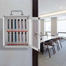 12 Slots Cell Phones Storage Cabinet Box for Phone Storage Home Aluminum Alloy
