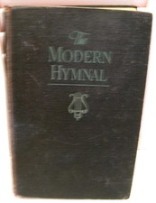 Vintage The Modern Hymnal Gospel Songs Church Hymns Worship Blue Hardcover 1926