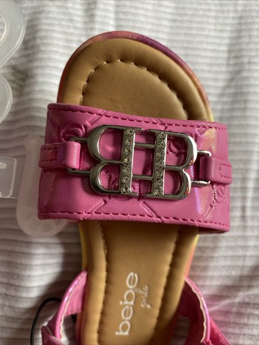 Sandalo NEBE RAGAZZE rosa iridescente strass brevettato logo cinturino alla caviglia bambino 7 - Foto 16 di 24