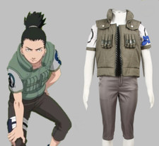 Nara Shikamaru Naruto Manga Anime Cartoon Cosplay Costume Kakashi Version 2
