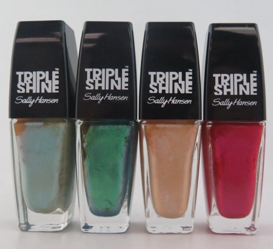 Sally Hansen Triple Shine Nail Color 0.33 Oz *Four Pack*