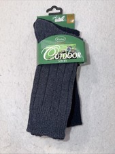Windsor Wool Mix Dress Socks Made in USA Men’s 10-13 2 Pairs Grey, Blue New