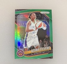 2025 Panini Prizm Azura Stevens #64 Los Angeles Sparks Green Prizm