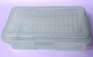 Rubbermaid Keepers Snap Case 6 Qt Blue Storage Box #2281 USA Made Vintage 1990s