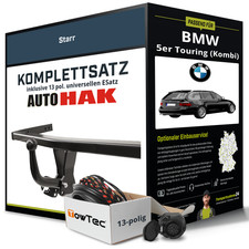 Für BMW 5er Touring (Kombi) Typ E39 Anhängerkupplung starr +eSatz 13pol uni 96-