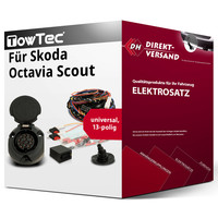E-Satz 13Polig Universell für Skoda Octavia Scout 03.2007-01.2013 Neu