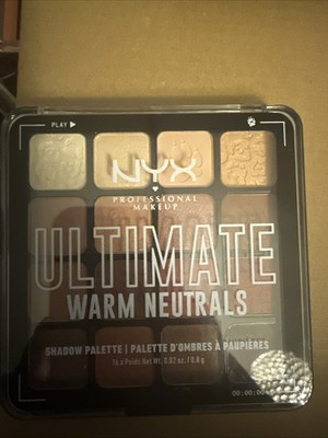 NYX Ultimate Warm Neutrals Shadow Palette, NEW Without BOX, FACTORY SEALED 