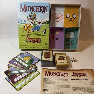 Munchkin Adventure Time Board Game Steve Jackson Games 2014 Complete