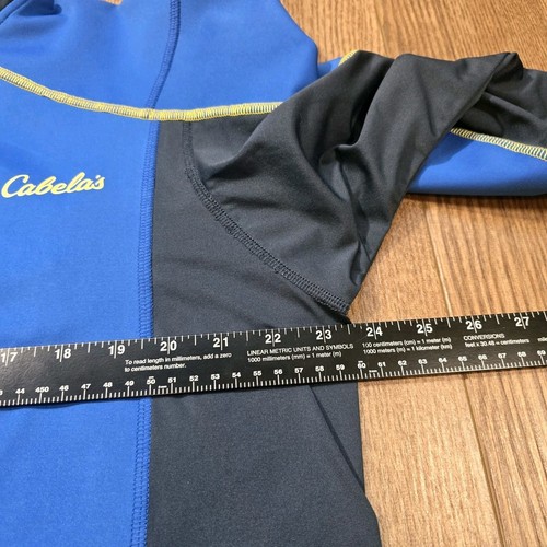 Cabela's XPG Windstopper Mens XL 1/4 Zip Pullover Activewear Shirt Blue Navy - Picture 4 of 7