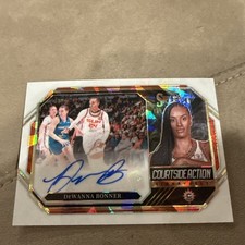 DEWANNA BONNER 2024-25 SELECT WNBA COURTSIDE ACTION White Ice  AUTO /25