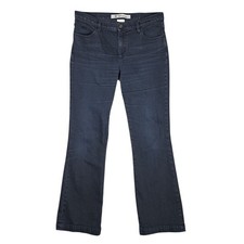 Gap Long and Lean Jeans 16 Long Dark Wash Bootcut Y2K Womens Mid Rise Trousers