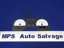 2005-2009 Ford Mustang Gt Steeda Instrument Cluster Wht Face Overlay 140mph I13