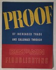 1938 Benjamin Electric Gas Station Floodlight Advertising Testimonial Booklet — photo 1