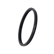 77mm to 72mm All-Metal Step-Down Filter Adapter Ring for Camera Lenses Hoods