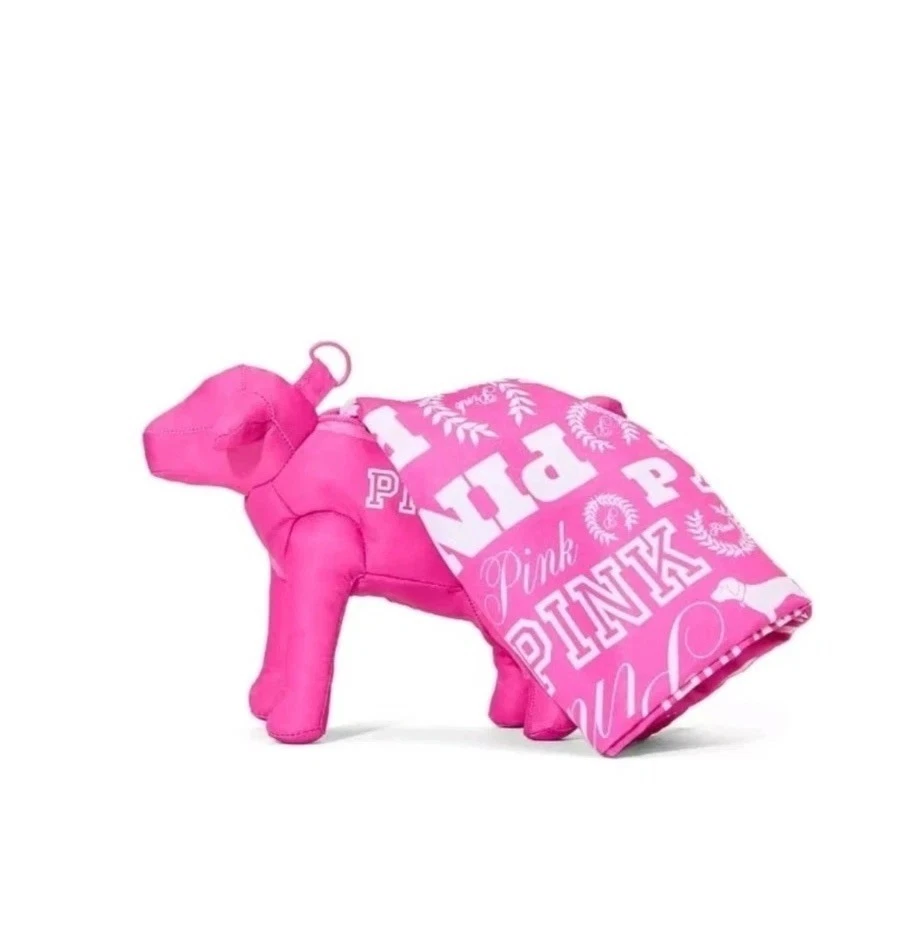 Bolso de Mano Victoria's Secret Rosa y Rosa Perro Cachorro Ligero Embalable Nuevo Foto 3 de 4