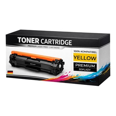 2 x Toner 410X für HP kompatibel Gelb CF412X / Cartridge 046HY Premium Alternati