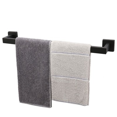 TocTen Bath Towel Rack  Square Base Thicken SUS304 Stainless Steel Towel Bar ...