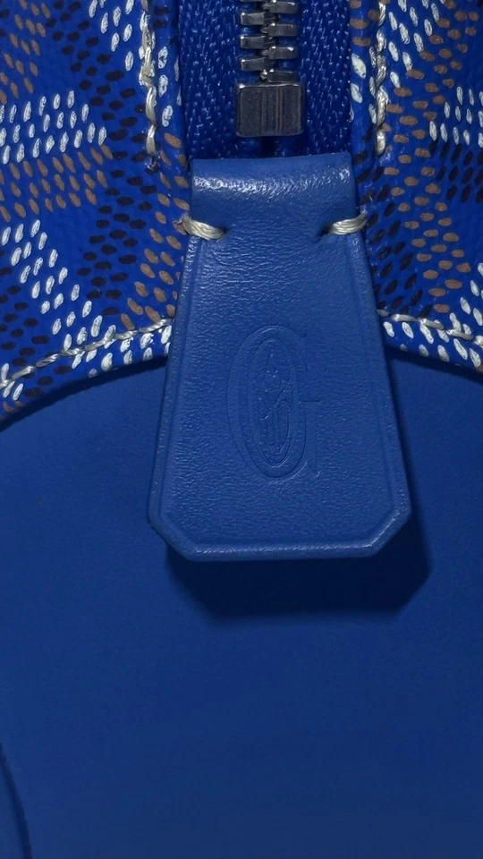 Mini lona recubierta azul cielo Goyard Vendome  Foto 4 de 4