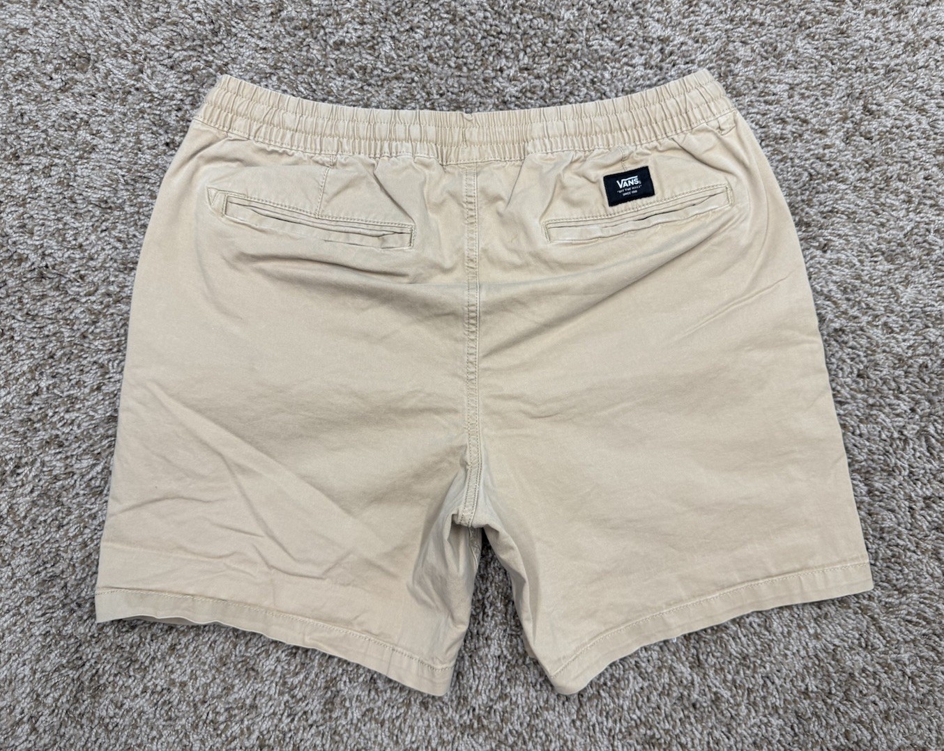 Vans Range Elastic Waist Cotton Drawstring Shorts… - image 4