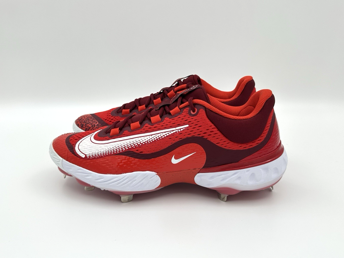 Nike Alpha Huarache Elite 4 Men's Size 12 Baseball Cleat Red White