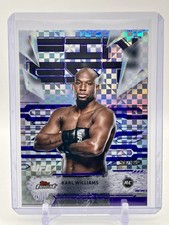 2025 Topps Finest UFC KARL WILLIAMS Purple Refractor Checkerboard Rookie 53/99