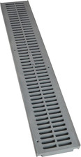 NDS 241-1 Spee-D Channel Drain Grate, Plastic, 4-1/8-Inch Wide X 2-Feet Long, f