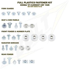 Bolt MC Hardware Full Plastic Fastener Kit for Honda HON-0716150