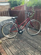 Raleigh Pioneer Jaguar Ladies Bike - 20” -  Red with Elite Cussi Bottle Cage