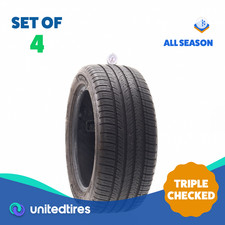 Set Of 4 Used 24550zr17 Michelin Pilot Sport All Season 4 103y - 7.5-8.532