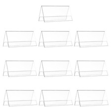 10pcs Acrylic Wall Name Plate Holder Office Door Name Plate Wall Nameplate