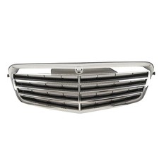 Fits Mercedes E-Class W212 2009-2013 Front Grille Main Centre Black & Chrome New