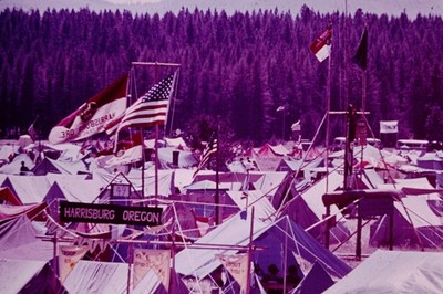 1973 Boy Scout Jamboree West  Farragut State Park Idaho Mass produced Slide BZ-I