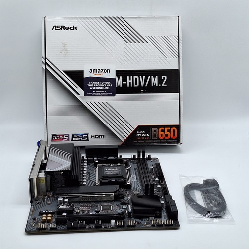 ASRock B650M-HDV/M.2 AMD Socket AM5 Ryzen 7000 Series Processors -NOT WORKING-