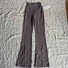 NWT Lululemon In the Groove Flare Pant Nulu Split Hem High Rise Yoga Size 2