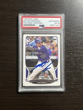 NOLAN ARENADO 2013 Bowman Rookie AUTO RC Autograph Card #41 PSA Authentic!. rookie card picture