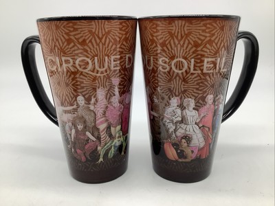 2 Cirque Du Soleil Oversized Coffee Mugs