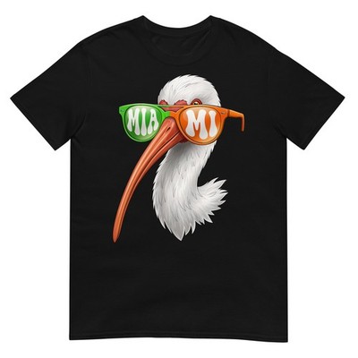 Vintage American White Ibis with Sunglasses for Men Women T-Shirt