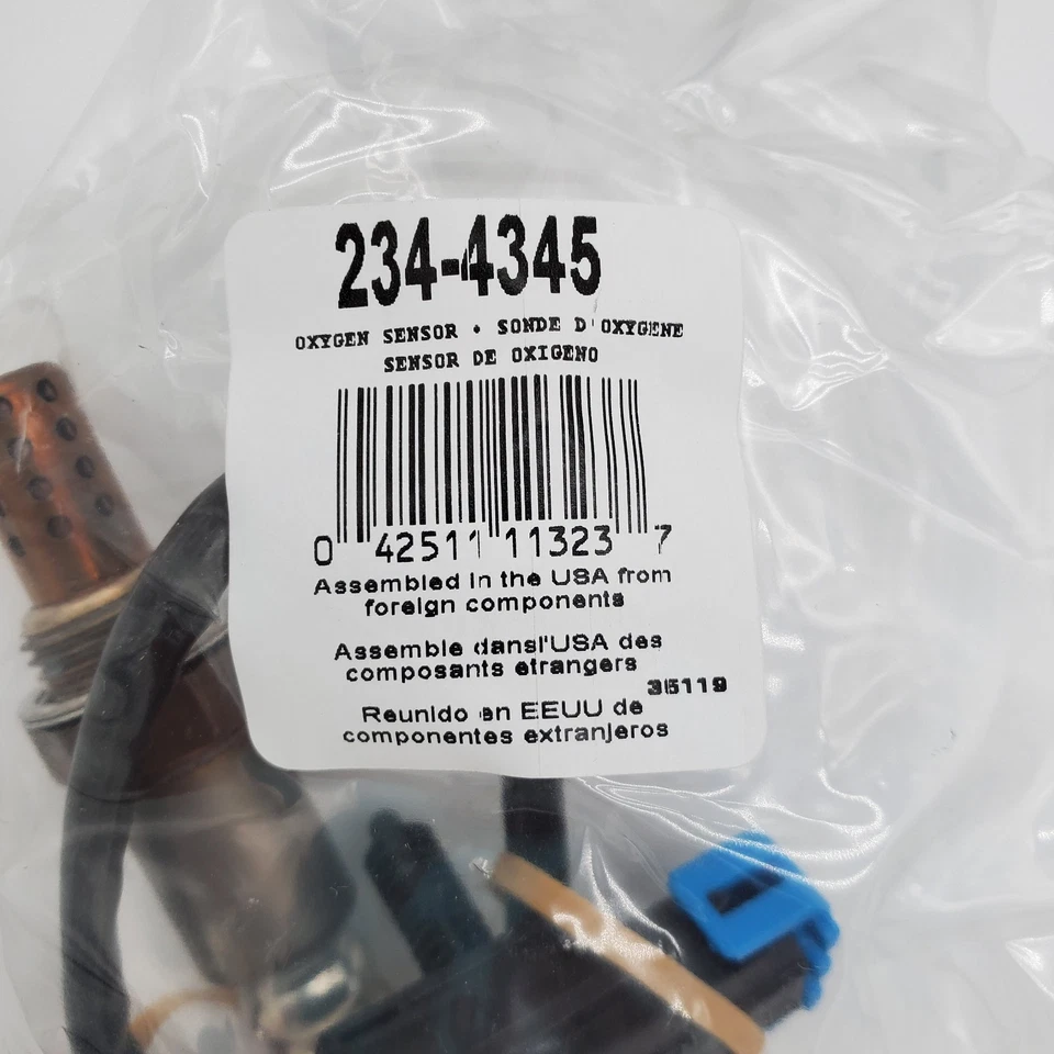 Sensor de oxígeno Denso 234-4345 2003-2005 Chevrolet Astro GMC Safari Foto 2 de 4