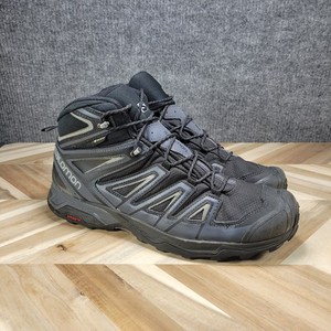 Salomon X Ultra 3 Mid GTX Hiking Boots G0re-T3x  Mens 9 Black Gray No insoles Salomon X Ultra 3 Mid GTX Shoes main image 3