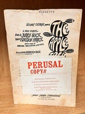 libretto for "The Apple Tree," A New Musical by Jerry Bock & Sheldon Harnick