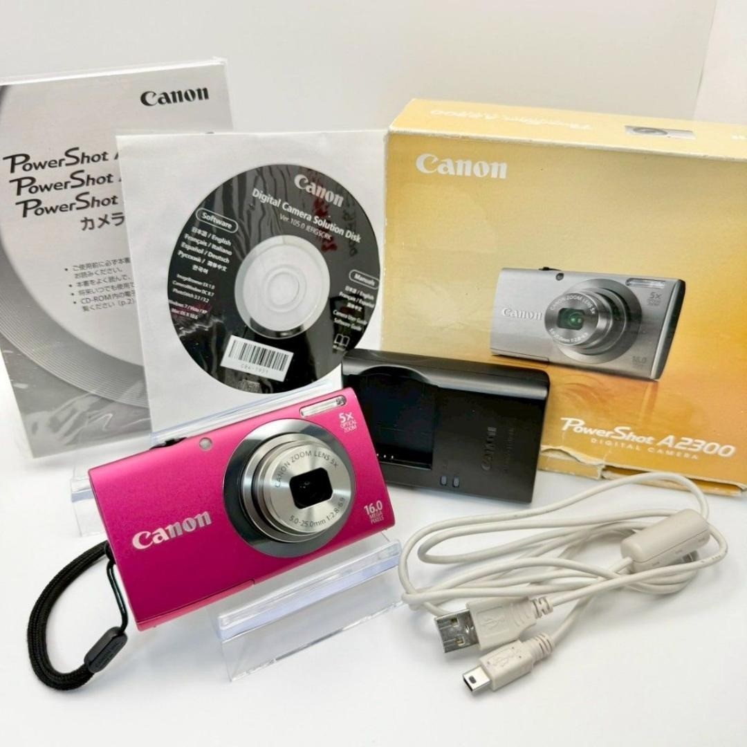 Canon PowerShot A2300 Digital Camera Pink with Box