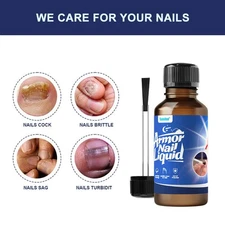 Film-Forming Nail Polish Remover Nail Care Antibacterial Solution B8K6