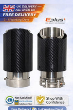 REMUS Car Gloss Carbon Fiber Muffler Tip Exhaust System Pipe Mufflers Nozzle Uni