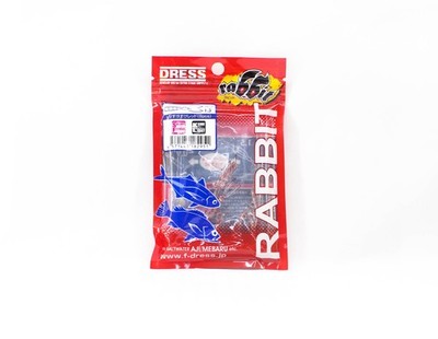 Dress Soft K�der Rabbit 1.5 Zoll 8 per Pack UV Clear Red (2951)