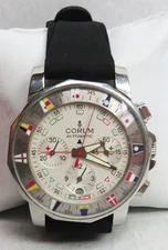 CORUM REGATTA ADMIRALS CUP 43mm STAINLESS STEEL WATCH 985.630.20
