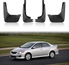 4PC Front&Rear Splash Guards Mud Flap for 2009 10-2013 Toyota Corolla 4-Dr l4