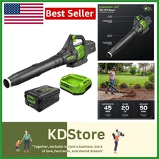 60V Cordless Leaf Blower with Turbo Power & Quick Charge