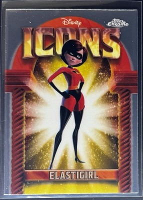 2025 Topps Chrome Disney #DI-7 Elastigirl Disney Icons Insert The Incredibles