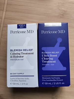 Perricone MD Calming Treatment und Ultraboost Clearing Reinigungsset Neu OVP