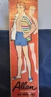 Mattel Allan Vintage Fashion Doll Original Box Striped Shirt Blue Shorts